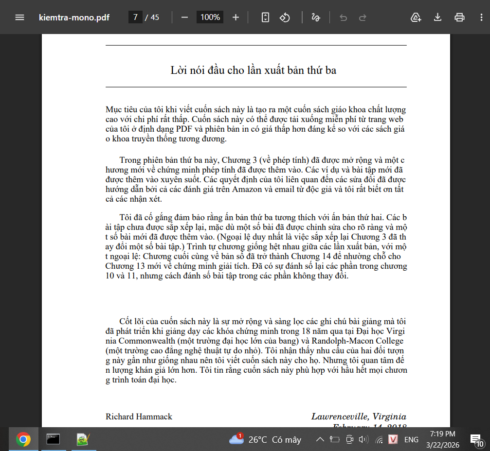 Bản dịch với font chữ tiếng Việt tốt hơn